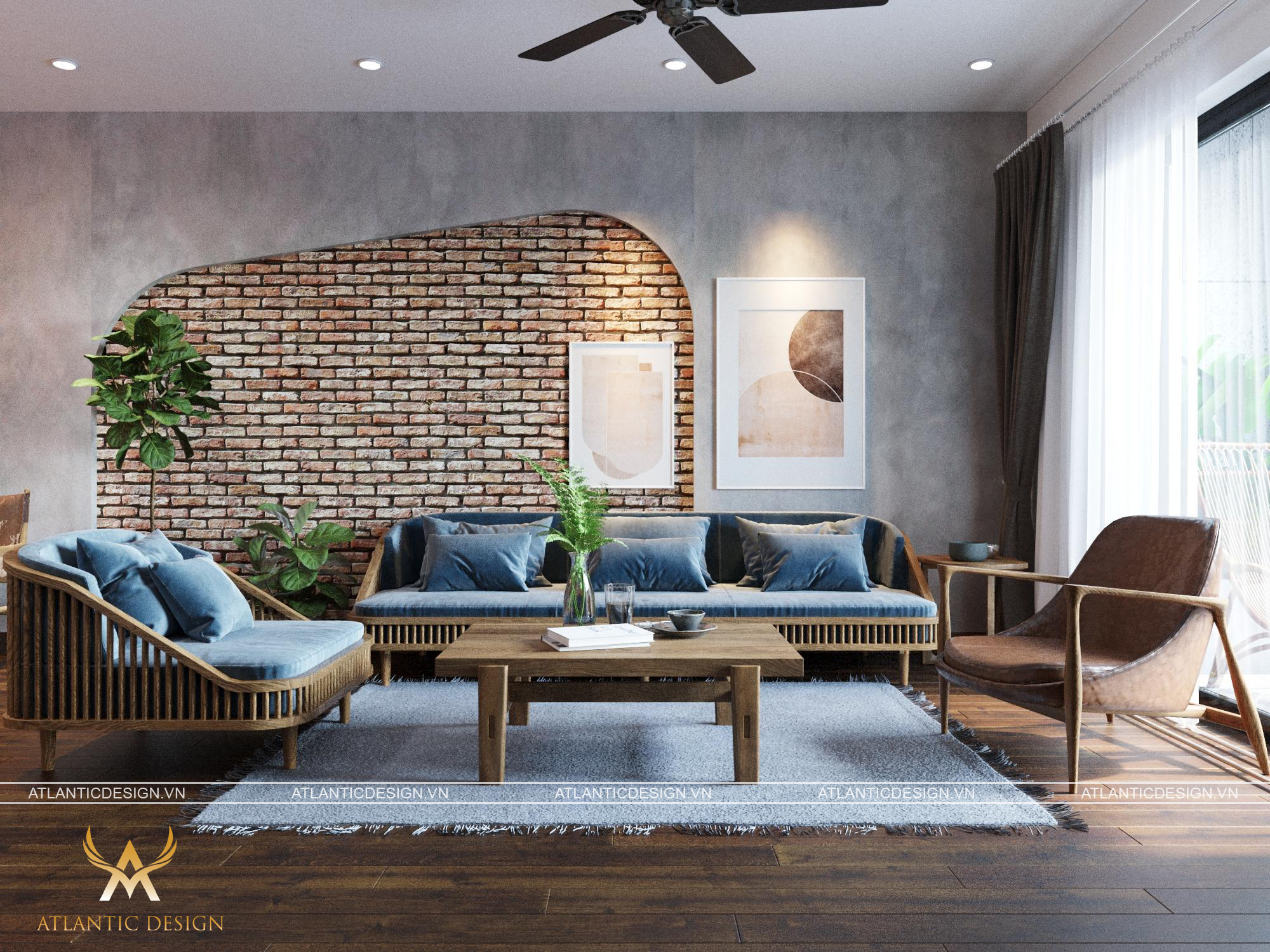thiet-ke-chung-cu-goldmark-city-phong-cach-rustic
