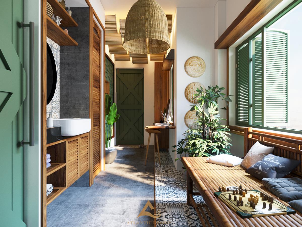 Thiết kế nội thất Coba Homestay phong cách Indochine