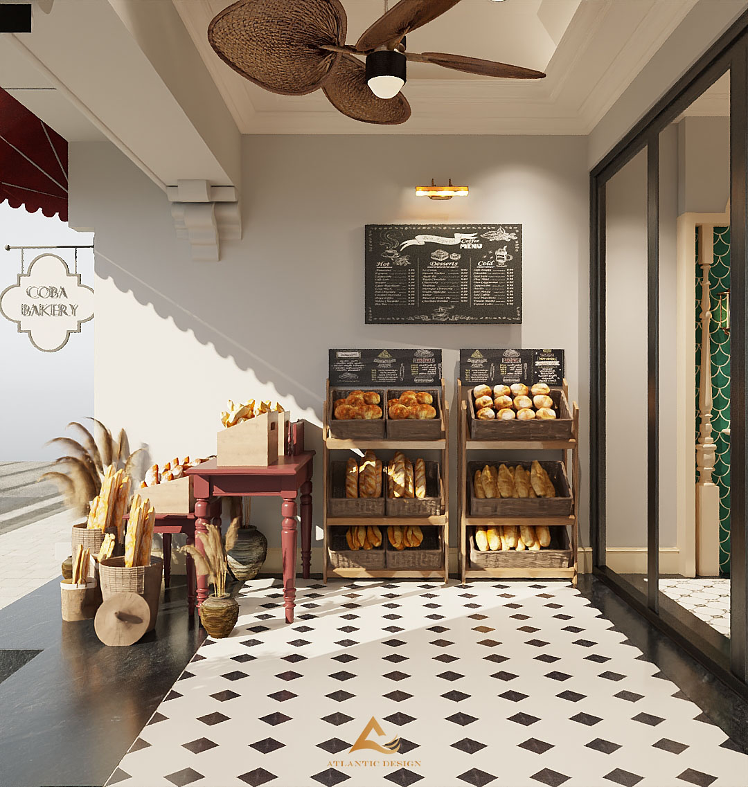 Thiết kế tiệm bánh Indochine – dự án của chị Thảo 69 Hàng Gai