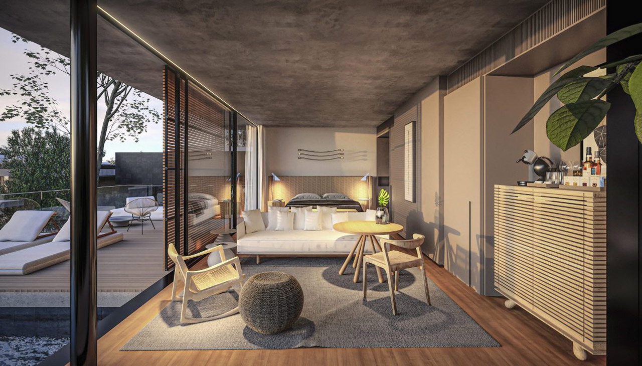 Phòng khách được ưu tiên thiết kế với kiến trúc mở, hệ cửa sổ lớn 