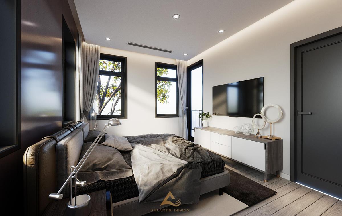 Phòng ngủ thiết kế ưu tiên mang đến cảm giác riêng tư, bình yên