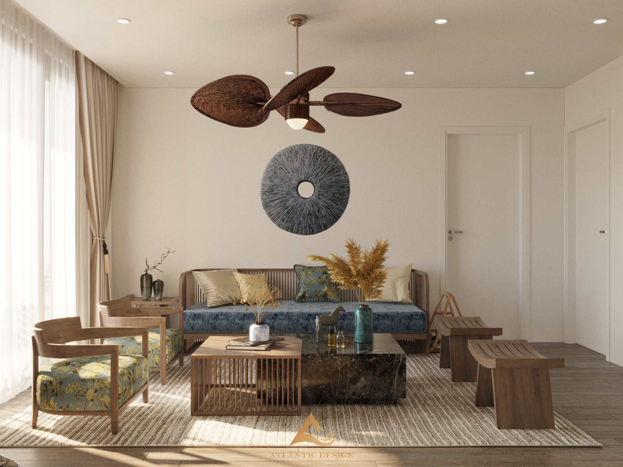 Thiết kế nội thất chung cư Symphony Riverside phong cách Chiết Trung