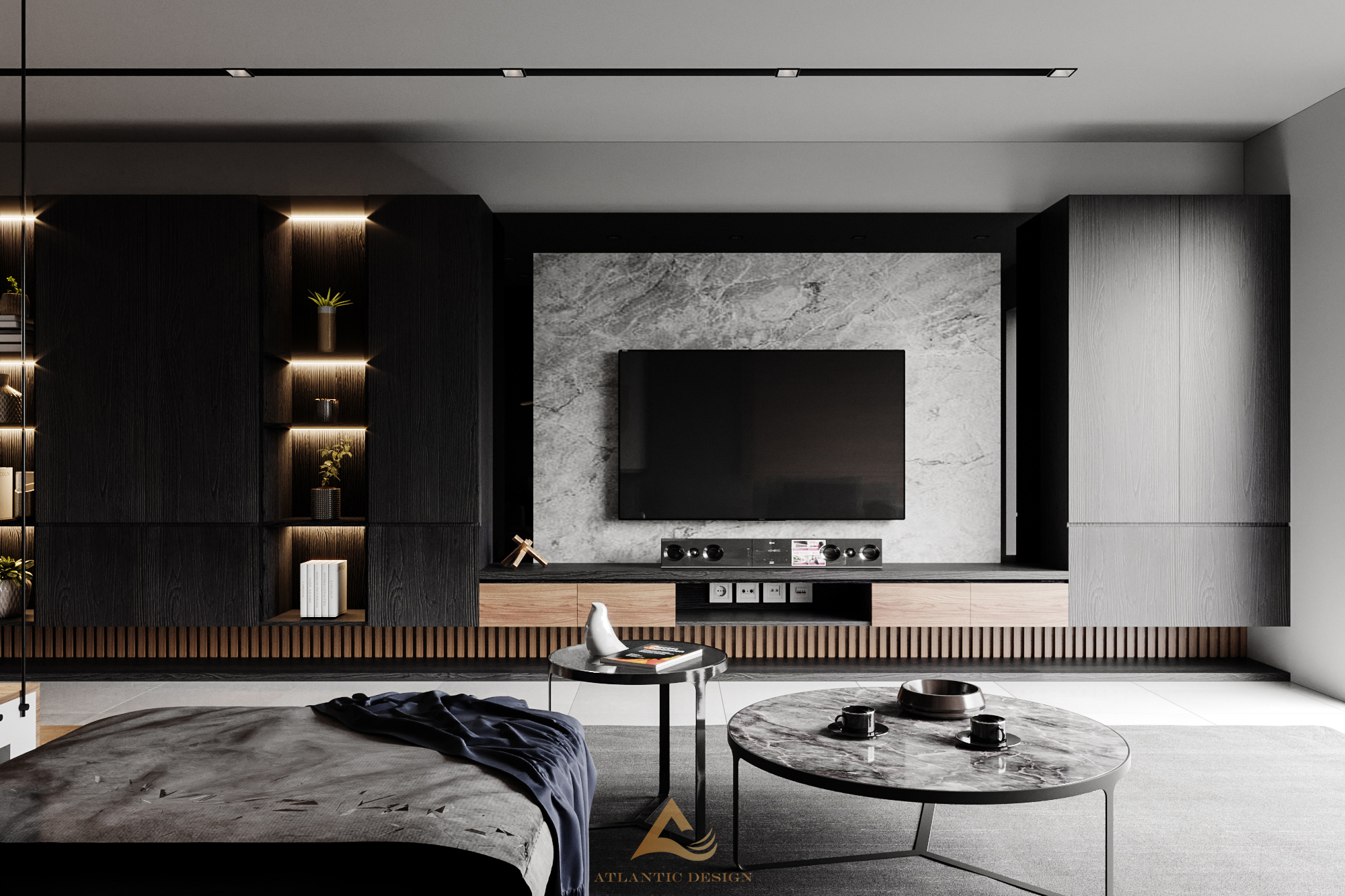 Thiết kế nội thất biệt thự Vinhomes Marina phong cách hiện đại 220m2