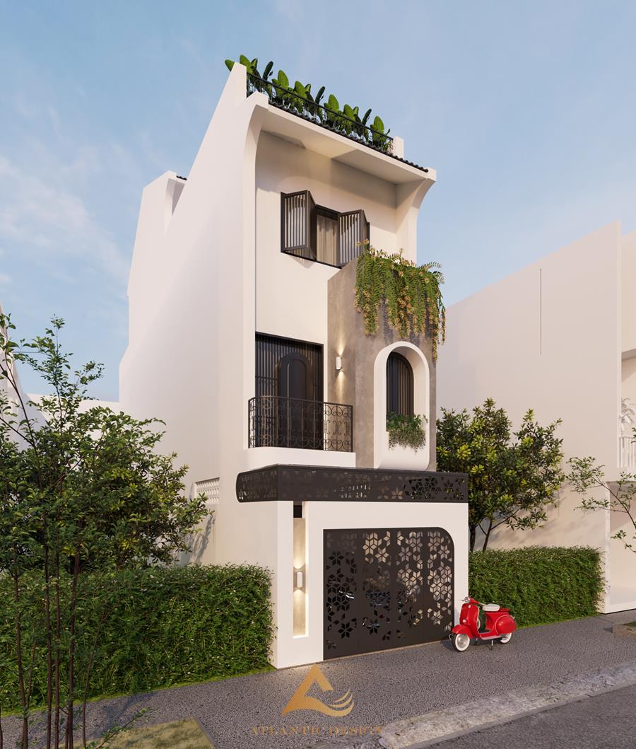 Thiết kế nội thất nhà phố 280m2 Hải Phòng phong cách Indochine
