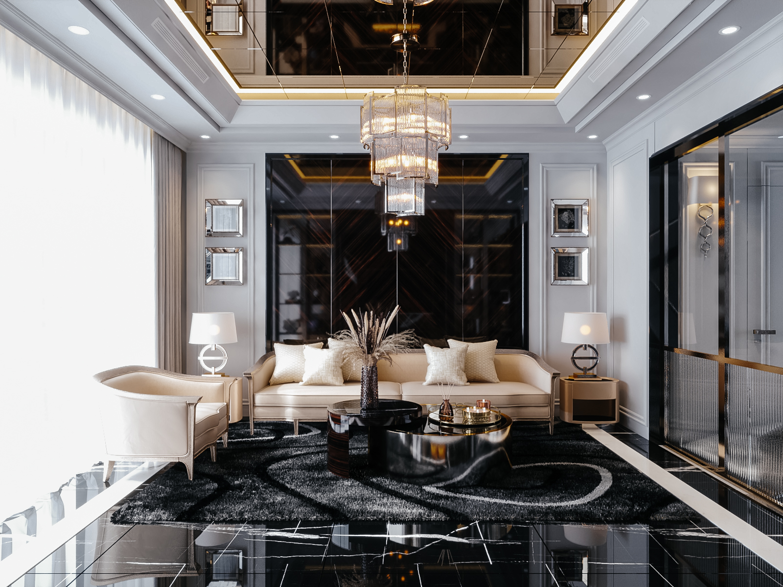 Thiết kế nội thất biệt thự Vinhome Marina phong cách Luxury sang trọng