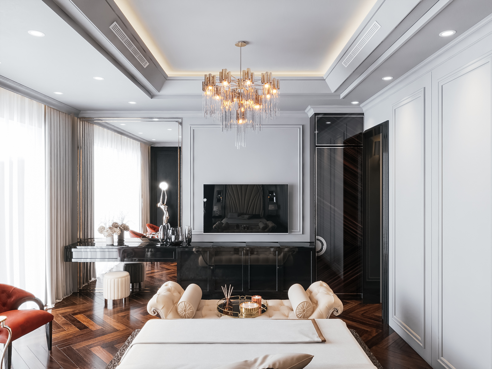 Toàn cảnh không gian biệt thự Luxury 200m2 tại Vinhome Marina