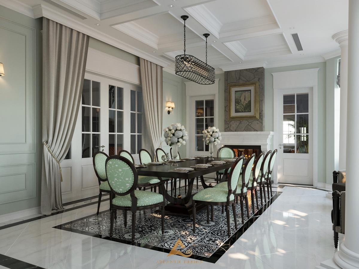 Toàn cảnh lâu đài dinh thự 1000m2 phong cách Tân Cổ Điển
